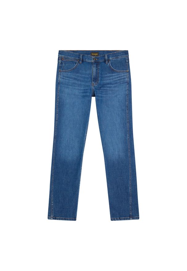 Wrangler - MĘSKIE SPODNIE WRANGLER GREENSBORO MID VISUAL 112378816