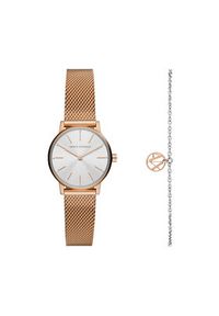 Armani Exchange Zestaw zegarek i bransoletka Lola AX7121 Złoty. Materiał: złote. Kolor: złoty