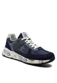 Premiata Sneakersy Mase VAR 6626 Granatowy. Kolor: niebieski. Materiał: skóra
