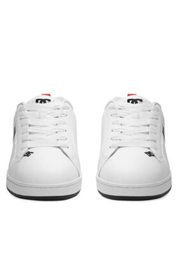 DC Shoes Sneakersy COURT GRAFFIK SQ ADYS100442-WLK Biały. Kolor: biały. Materiał: skóra