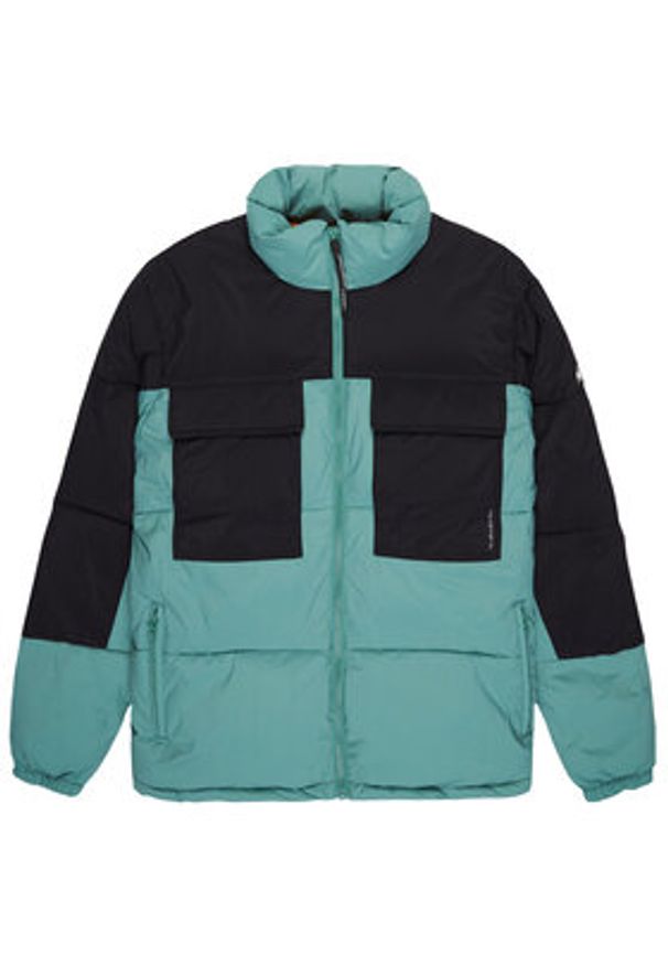 Quiksilver Kurtka zimowa Stay Puff EQYJK04179 Turkusowy Regular Fit. Kolor: turkusowy. Materiał: syntetyk. Sezon: zima