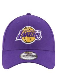 New Era - Czapka z daszkiem męska 9FORTY The League Los Angeles Lakers NBA Cap. Kolor: fioletowy, żółty, wielokolorowy. Materiał: poliester