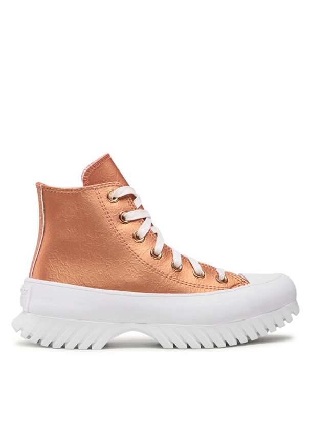 Converse Trampki Chuck Taylor All Star Lugged 2.0 Hi A01304C Pomarańczowy. Kolor: pomarańczowy. Materiał: materiał