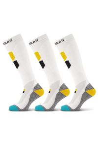 POEDERBAAS - Skarpety narciarskie Poederbaas Technical Bamboo Freeride 3 pary. Kolor: biały. Materiał: poliamid, elastan, wiskoza. Sport: narciarstwo #1