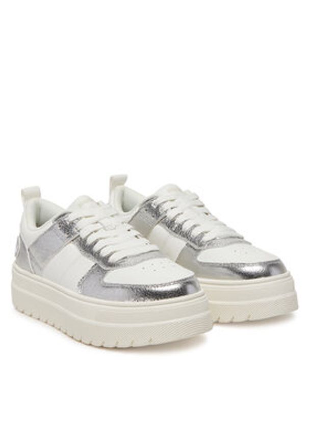Hugo - HUGO Sneakersy Lyssa Tenn 50541577 Biały. Kolor: biały. Materiał: skóra