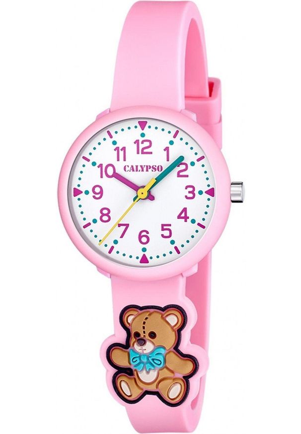 Calypso Zegarek dla dzieci Calypso K5844-5 różowy pasek. Kolor: różowy