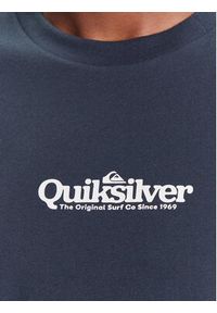 Quiksilver T-Shirt EQYZT08174 Granatowy Regular Fit. Kolor: niebieski. Materiał: bawełna #5