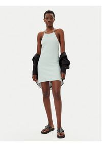 Calvin Klein Jeans Sukienka codzienna J20J225286 Niebieski Slim Fit. Okazja: na co dzień. Kolor: niebieski. Materiał: bawełna, syntetyk. Typ sukienki: proste. Styl: casual #2