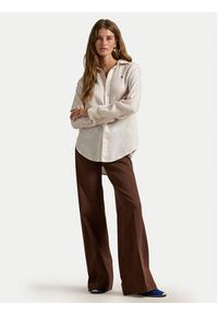 Polo Ralph Lauren Koszula 211970730511 Beżowy Classic Fit. Typ kołnierza: polo. Kolor: beżowy. Materiał: len #3