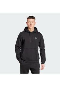 Adidas - adidas Bluza Trefoil Essentials IY4930 Czarny Regular Fit. Kolor: czarny. Materiał: bawełna #1