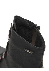 Rieker Botki CEO-Y2576-00 Czarny. Kolor: czarny. Materiał: materiał #4