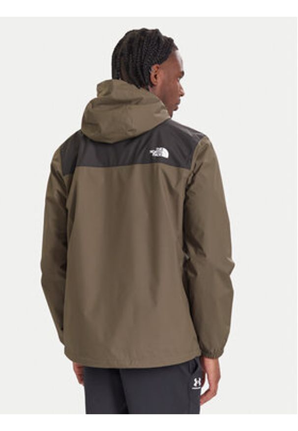 The North Face Kurtka przejściowa Antora NF0A7QEY Khaki Regular Fit. Kolor: brązowy. Materiał: syntetyk