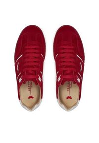 Weekend Max Mara Sneakersy Pacocolor 24157610946 Czerwony. Kolor: czerwony. Materiał: zamsz, skóra