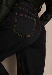 Renee - Niebieskie Jeansy Skinny Regular Wiast Simole. Okazja: na co dzień, na spacer. Kolor: niebieski. Styl: klasyczny, sportowy, casual #3