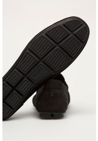 Aldo - Mokasyny skórzane Orlovo. Nosek buta: okrągły. Kolor: czarny. Materiał: skóra #3