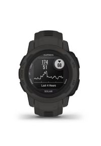 GARMIN - Garmin Instinct 2S z czujnikiem tętna HRM Elevate (grafitowy / grafitowy pasek). Rodzaj zegarka: cyfrowe. Kolor: szary. Materiał: włókno. Styl: młodzieżowy, sportowy, casual, retro #6