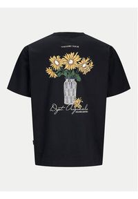 Jack & Jones T-Shirt Islington 12273015 Czarny Loose Fit. Kolor: czarny. Materiał: bawełna #8