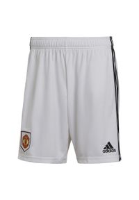 Adidas - Manchester United 22/23 Home Shorts. Kolor: biały. Materiał: materiał