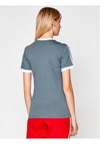 Adidas - adidas T-Shirt adicolor Clasics 3-Stripes GN2914 Szary Regular Fit. Kolor: szary. Materiał: bawełna #4