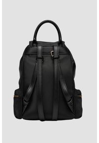 Guess - GUESS Czarny plecak Backbag. Kolor: czarny. Materiał: poliester