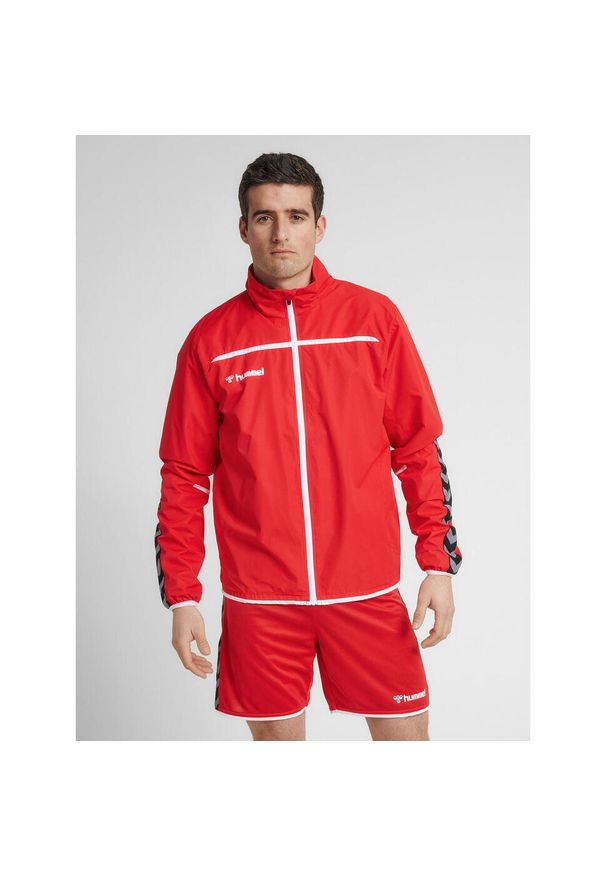 Kurtka Hummel hmlAuthentic Training Jacket czerwona. Kolor: czerwony, wielokolorowy, różowy