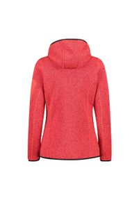 Bluza damska turystyczna CMP 3H19826. Kolor: czerwony. Materiał: polar. Sport: turystyka piesza #2