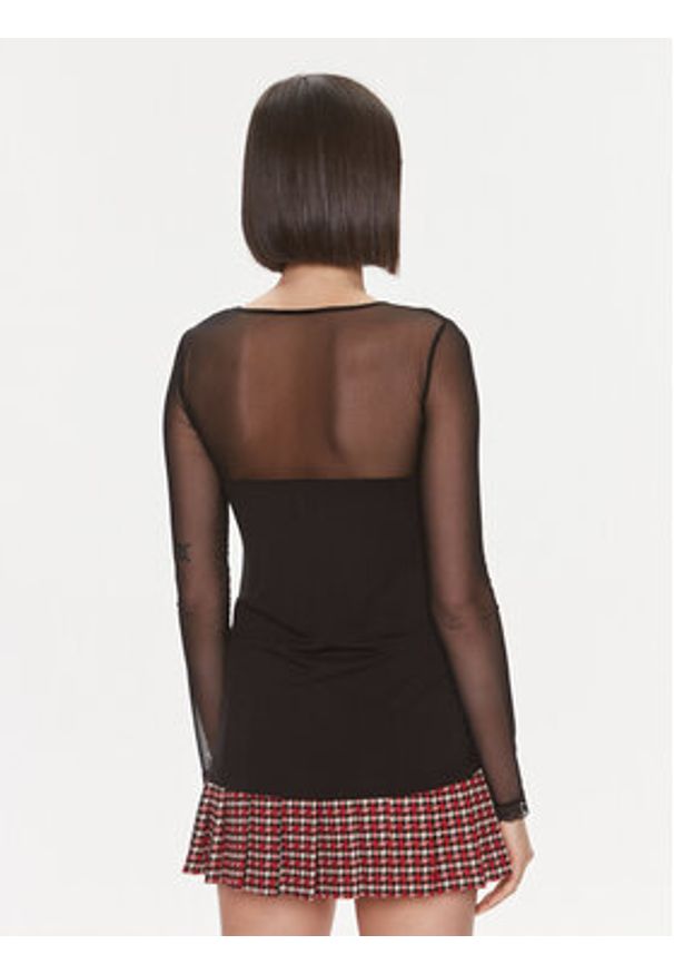 Liu Jo Bluzka 5F3118 J5360 Czarny Regular Fit. Kolor: czarny. Materiał: wiskoza