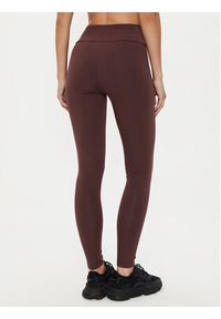 EA7 Emporio Armani Legginsy 6DTP68 TJQFZ 1755 Brązowy Slim Fit. Kolor: brązowy. Materiał: bawełna #4