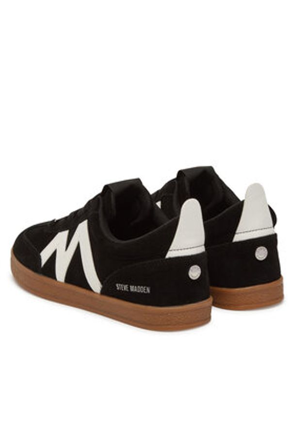 Steve Madden Sneakersy Degree SM11003179 Czarny. Kolor: czarny. Materiał: skóra, zamsz