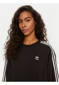 Adidas - adidas Bluza 3-Stripes IU2423 Czarny Oversize. Kolor: czarny. Materiał: bawełna #6