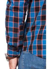 Wrangler - KOSZULA WRANGLER LS 1PKT BUTTON DOWN GLOW ORANGE W5874NQ48 112129573. Typ kołnierza: button down. Materiał: materiał #10