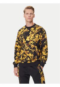Versace Jeans Couture Bluza 79GAI3R0 FS201 Czarny Regular Fit. Kolor: czarny. Materiał: bawełna