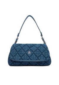 TOMMY HILFIGER - Tommy Hilfiger Torebka Th Feminine Shoulder Bag Denim AW0AW18865 Niebieski. Kolor: niebieski #1