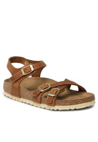 Birkenstock Sandały Kumba 1021489 Brązowy. Kolor: brązowy. Materiał: syntetyk, skóra #1