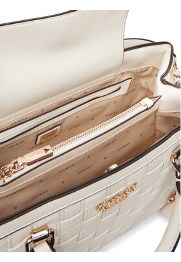 Guess Torebka Sandy HWWG84 18060 Écru. Materiał: skórzane