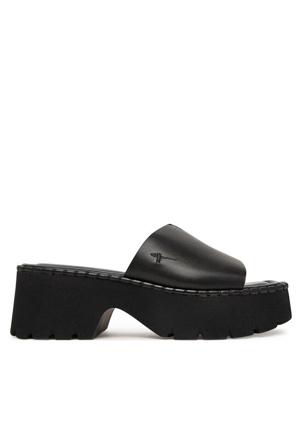 Klapki Tamaris. Kolor: czarny