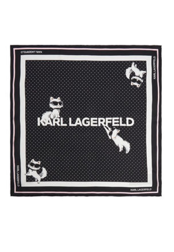 Karl Lagerfeld - KARL LAGERFELD Apaszka B3W33037 Czarny. Kolor: czarny