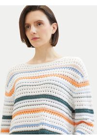 Tom Tailor Sweter 1040352 Kolorowy Loose Fit. Materiał: bawełna. Wzór: kolorowy #5