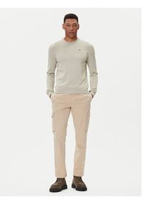 Napapijri Sweter Droz NP0A4I2G Szary Regular Fit. Kolor: szary. Materiał: bawełna #2