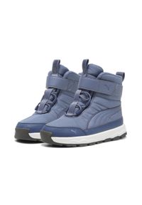 Puma - Dziecięce buty PUMA Evolve PUMA Inky Blue Persian White. Kolor: niebieski, wielokolorowy, biały. Sport: turystyka piesza