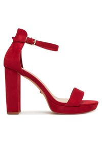 DeeZee Sandały SE008 Czerwony. Kolor: czerwony. Materiał: materiał #1