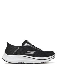 skechers - Skechers Półbuty 220863/BKW Czarny. Kolor: czarny. Materiał: materiał