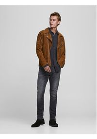 Jack & Jones - Jack&Jones Koszula Sheridan 12138115 Czarny Slim Fit. Kolor: czarny. Materiał: bawełna #5