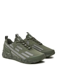 EA7 Emporio Armani Sneakersy X8X033 XCC52 U051 Zielony. Kolor: zielony. Materiał: materiał