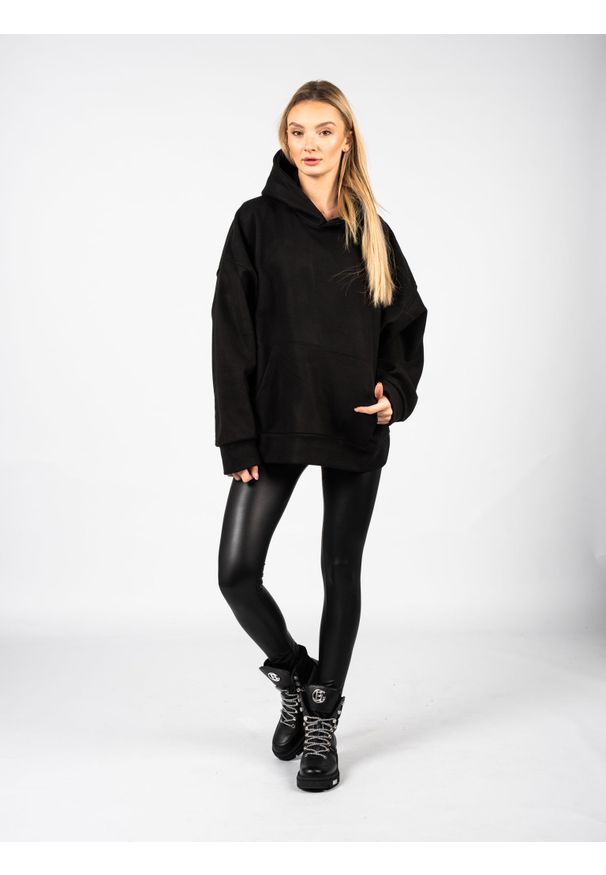 La Haine Inside Us Bluza "Unisex-LM054" | A23083Z LM054 | Mężczyzna | Czarny. Typ kołnierza: kaptur. Kolor: czarny. Materiał: poliester, elastan, acetat