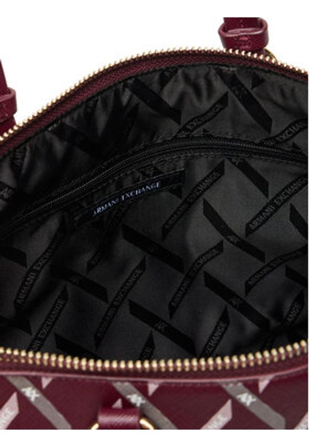 Armani Exchange Torebka XW000400 AF17155 MA043 Bordowy. Kolor: czerwony. Materiał: skórzane