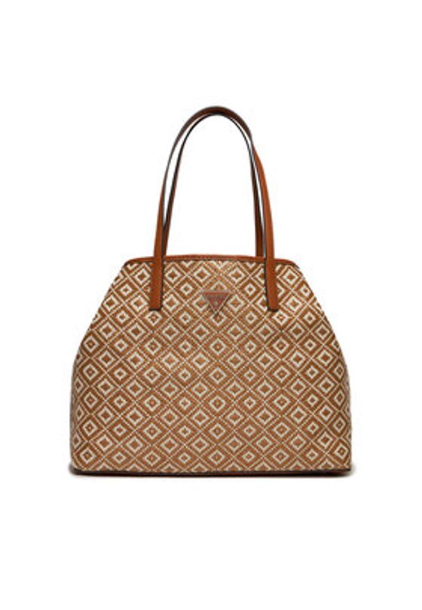 Guess Torebka Vikky HWWR93 18290 Beżowy. Kolor: beżowy. Materiał: skórzane