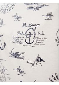 Polo Ralph Lauren T-Shirt 710B21924001 Biały Custom Slim Fit. Typ kołnierza: polo. Kolor: biały. Materiał: bawełna #4