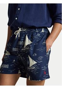Polo Ralph Lauren Szorty kąpielowe 710B18029001 Granatowy Regular Fit. Kolor: niebieski. Materiał: syntetyk #4