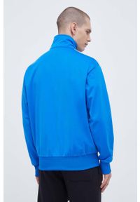 adidas Originals bluza męska kolor niebieski z aplikacją. Kolor: niebieski. Materiał: materiał. Wzór: aplikacja #3